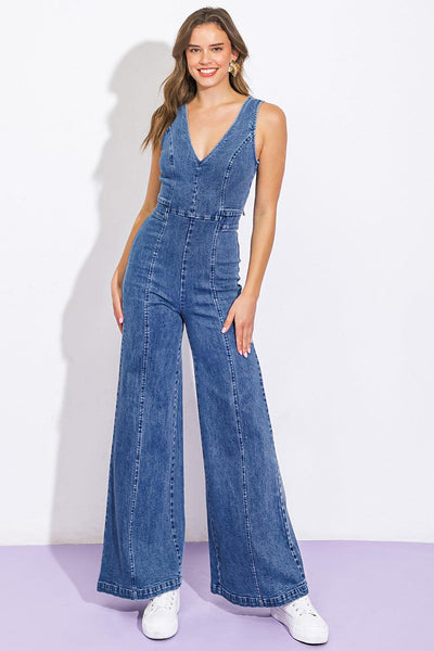 SIESTA SATURDAY DENIM JUMPSUIT