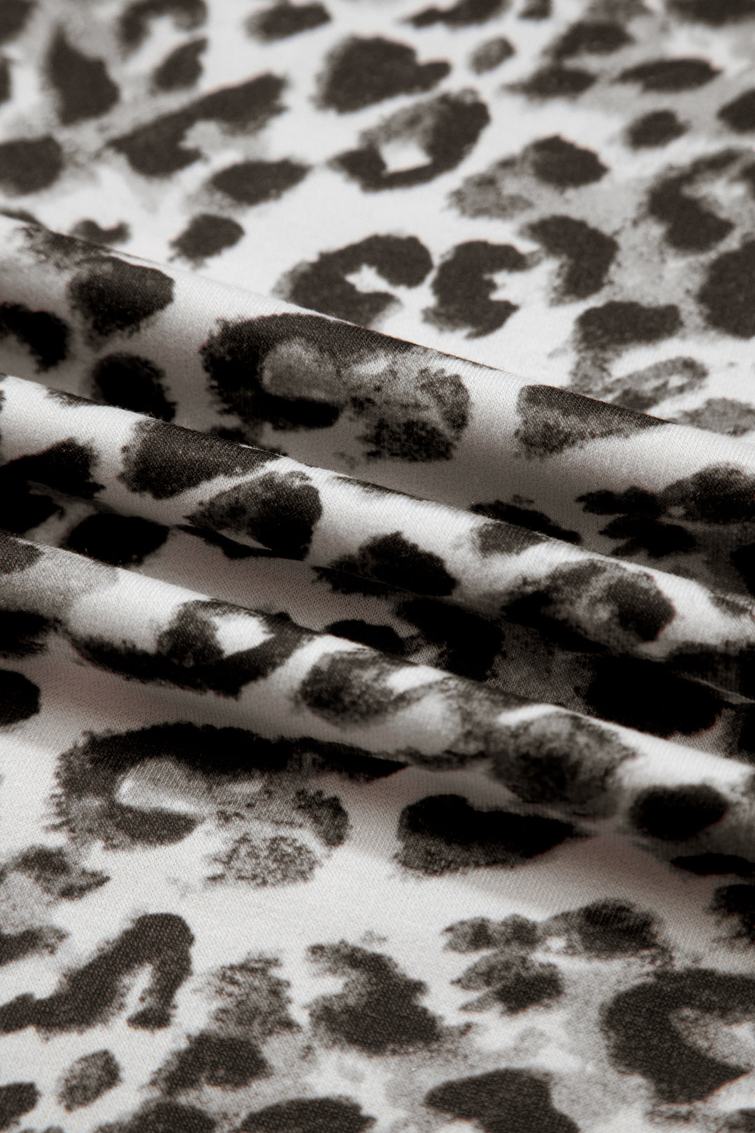 Multicolour Leopard Print Wide Leg Full Length Pants