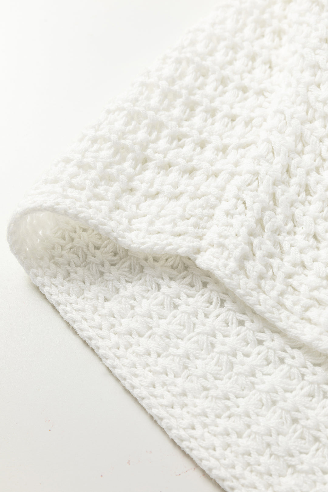 Camel Hollowed Detail Wide Sleeve Loose Pullover Sweater