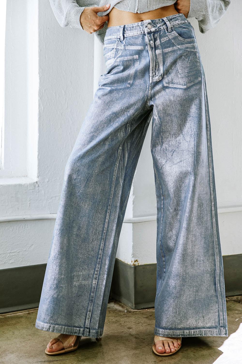 PEACE AND JOY DENIM PANTS