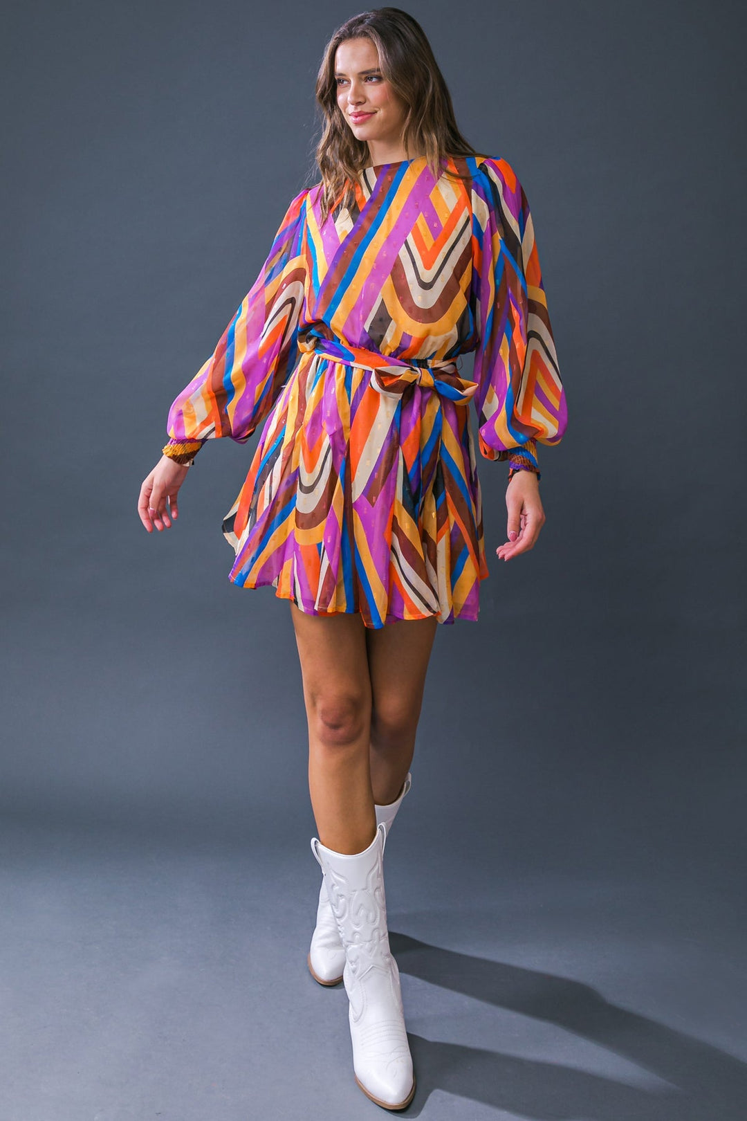 PALOMA PARTY WOVEN MINI DRESS