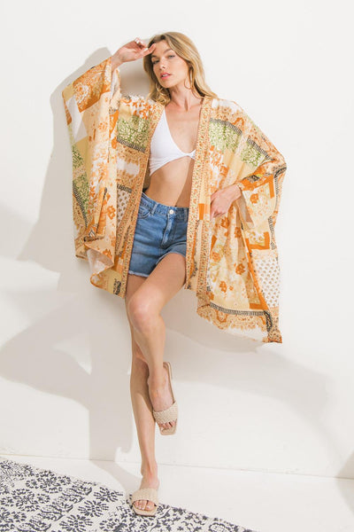 LOVE IN YOUR LIFE KIMONO MIDI COVER UP