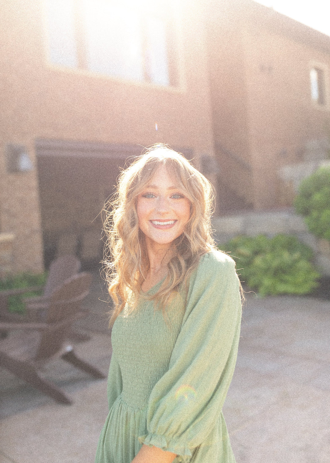 Flora Smocked Midi Dress