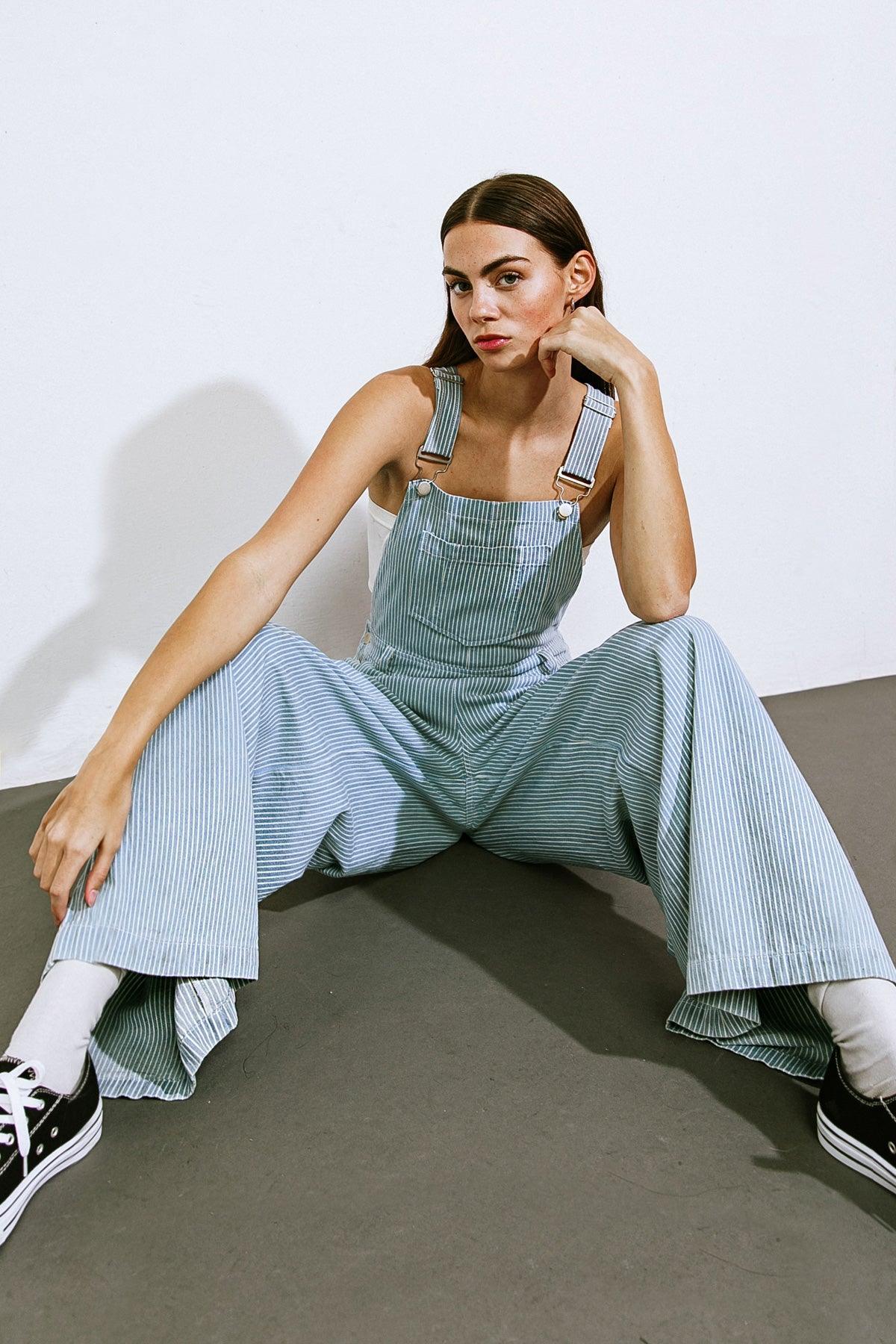 DANCING WITH YOU DENIM JUMPSUIT