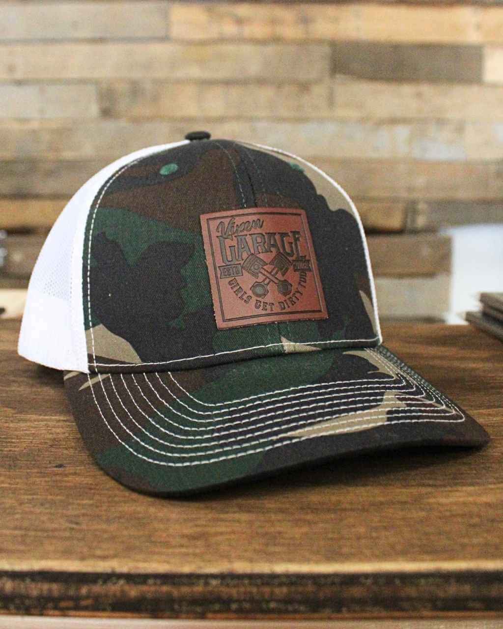 Garage Girls Camo Trucker Hat