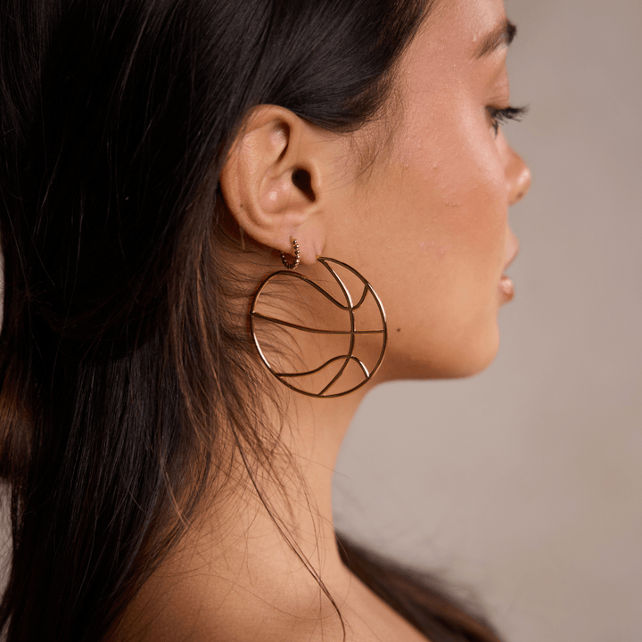 Gold Basketball Hoops