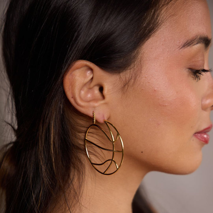 Gold Basketball Hoops