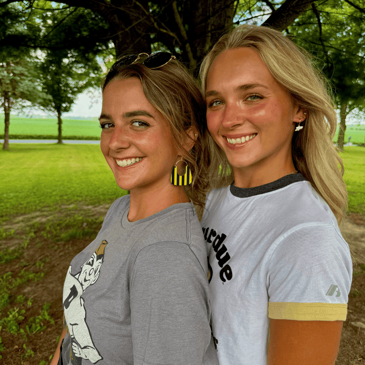 Gold & Black Stripe Noras