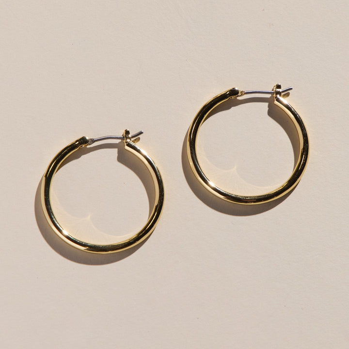 Gold Halo Hoops
