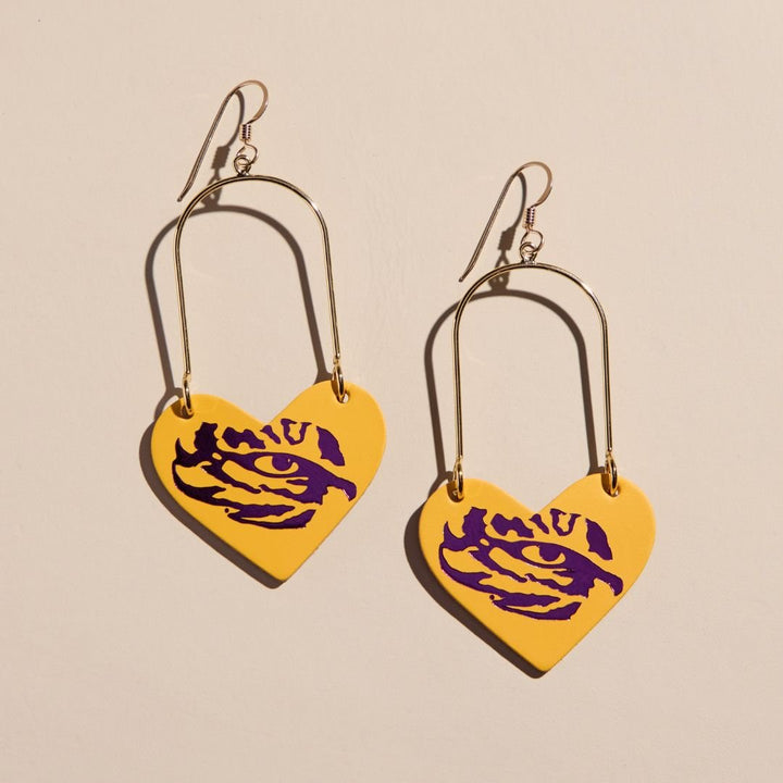 Gold LSU Tigers Eye Heartthrobs
