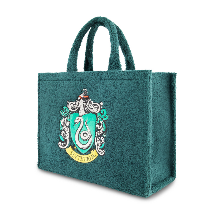 Harry Potter Slytherin Crest Tote with Trolley Strap