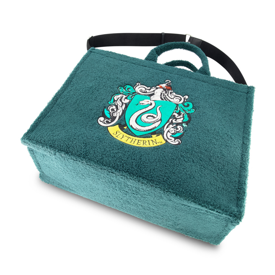 Harry Potter Slytherin Crest Tote with Trolley Strap