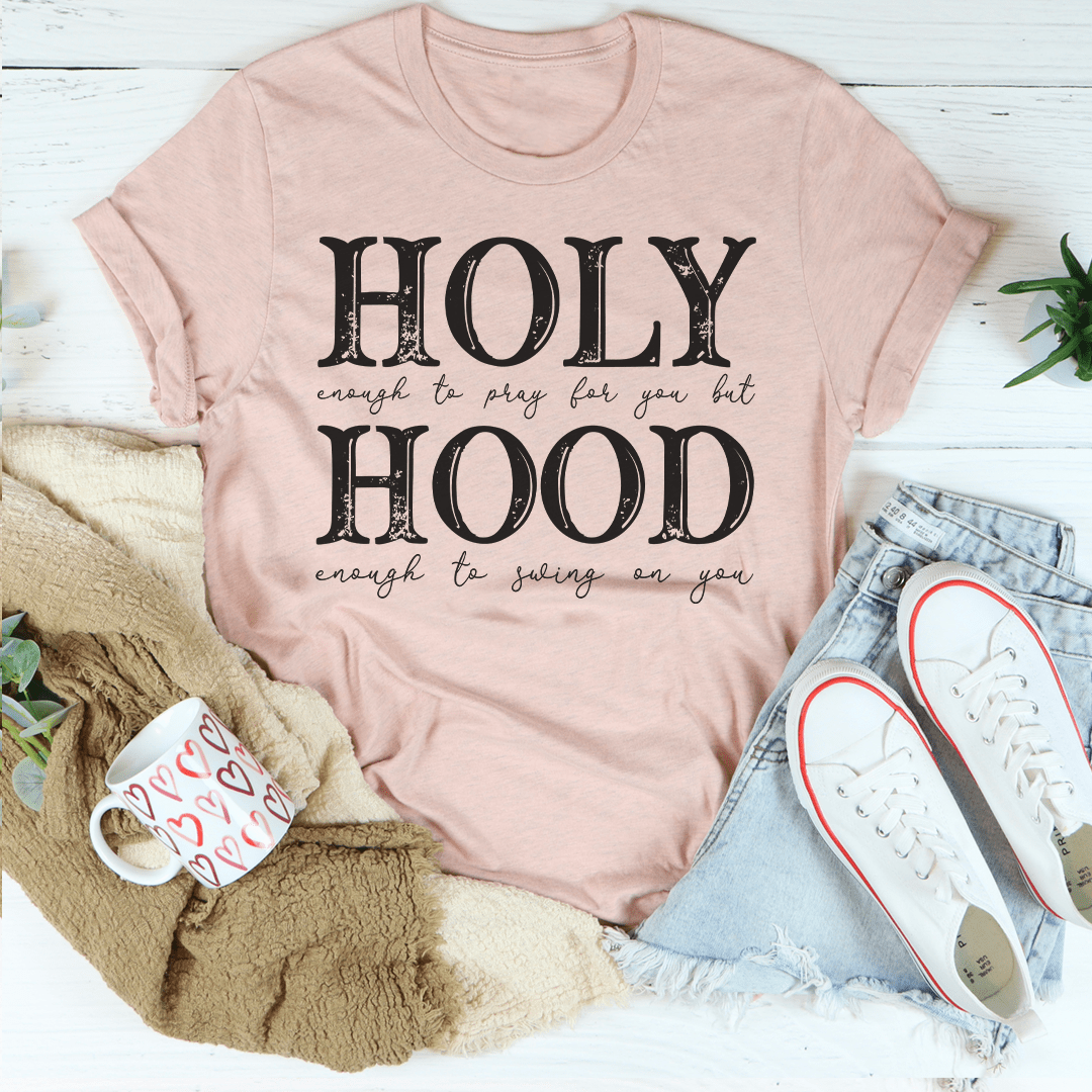 Half Hood Half Holy Tee