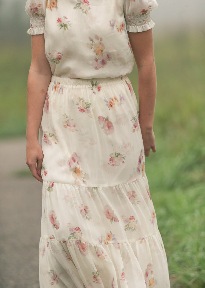 Helena Tiered Maxi Skirt