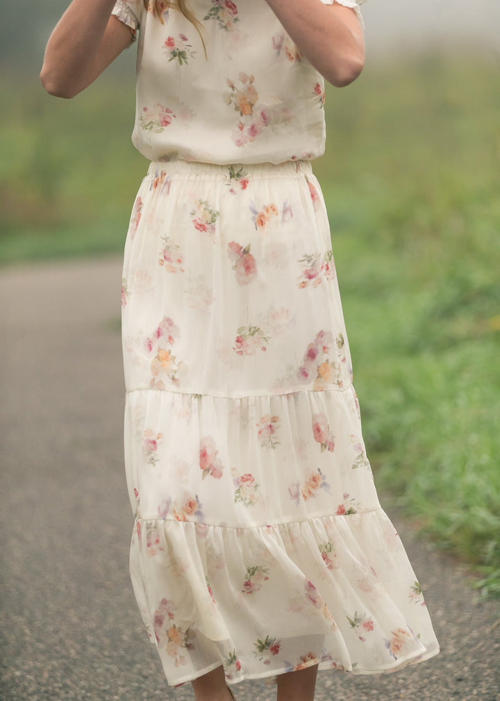 Helena Tiered Maxi Skirt