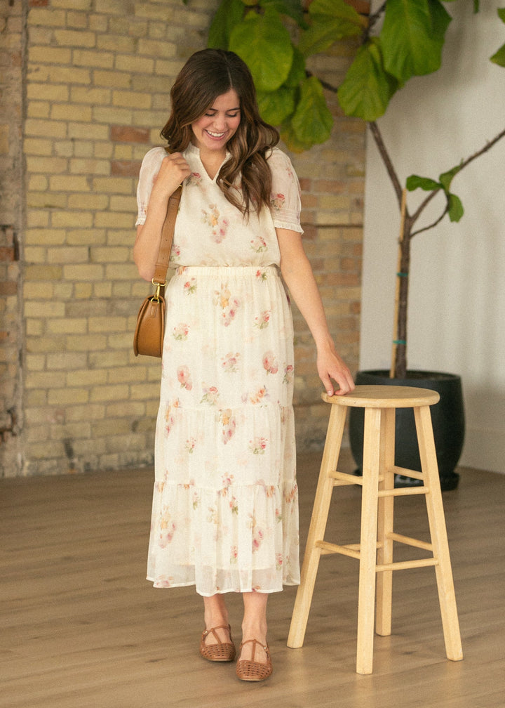 Helena Tiered Maxi Skirt