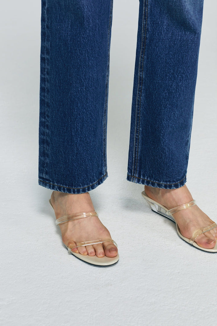 Manhattan High Rise Straight Ankle Jeans HJ160