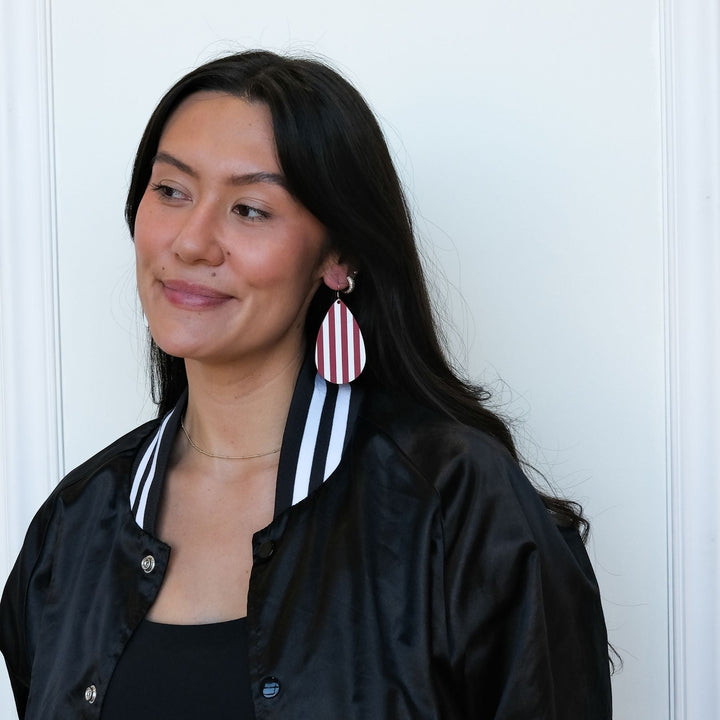 Hoosier Stripe Teardrops