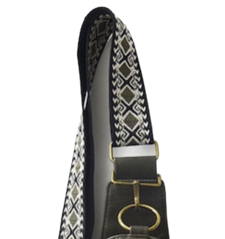 The Isla Sling Bag with Guitar Strap | Dark Olive