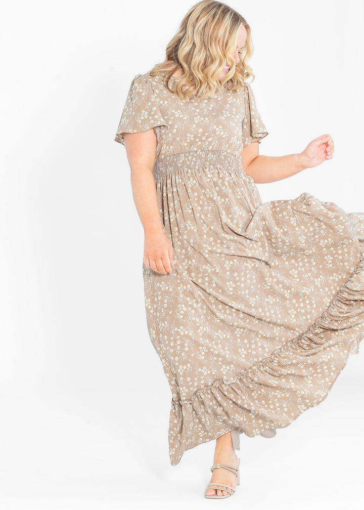 Isabella V Neck Maxi Dress