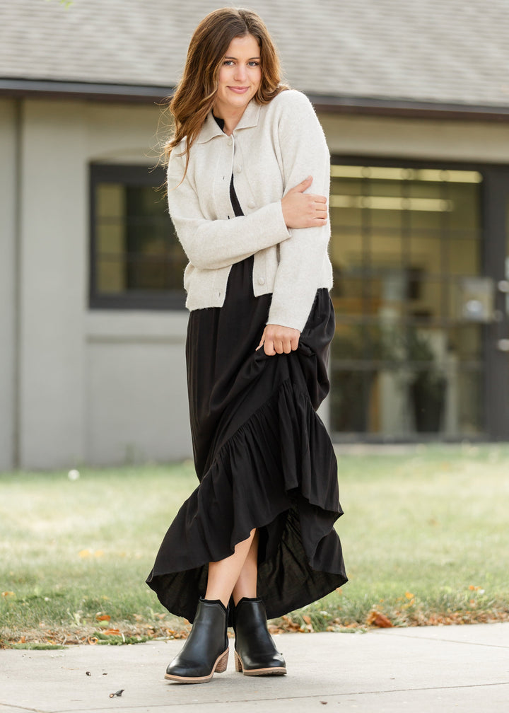 Jaydrien Flutter Sleeve Maxi Dress