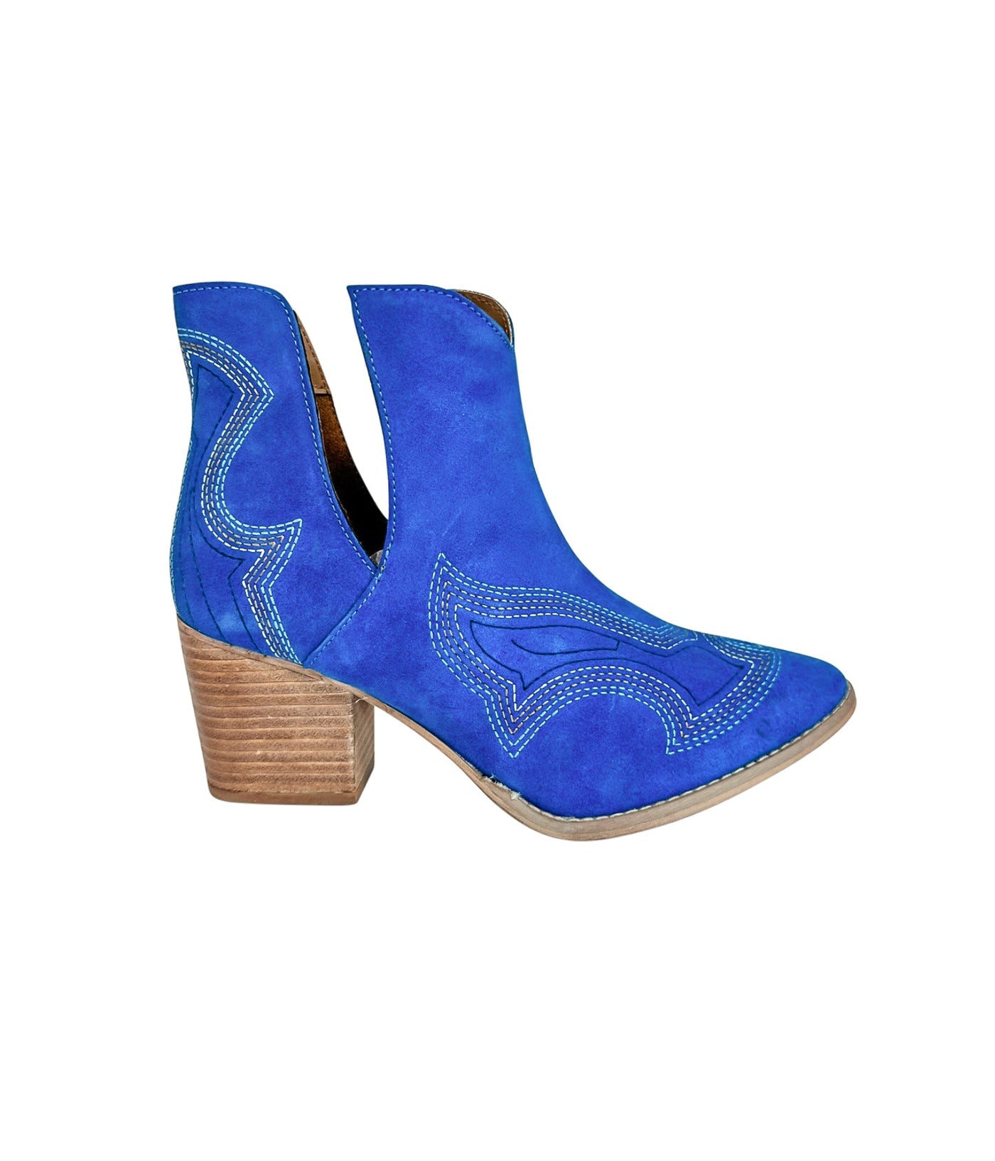 Journee Ankle Boots in Blue