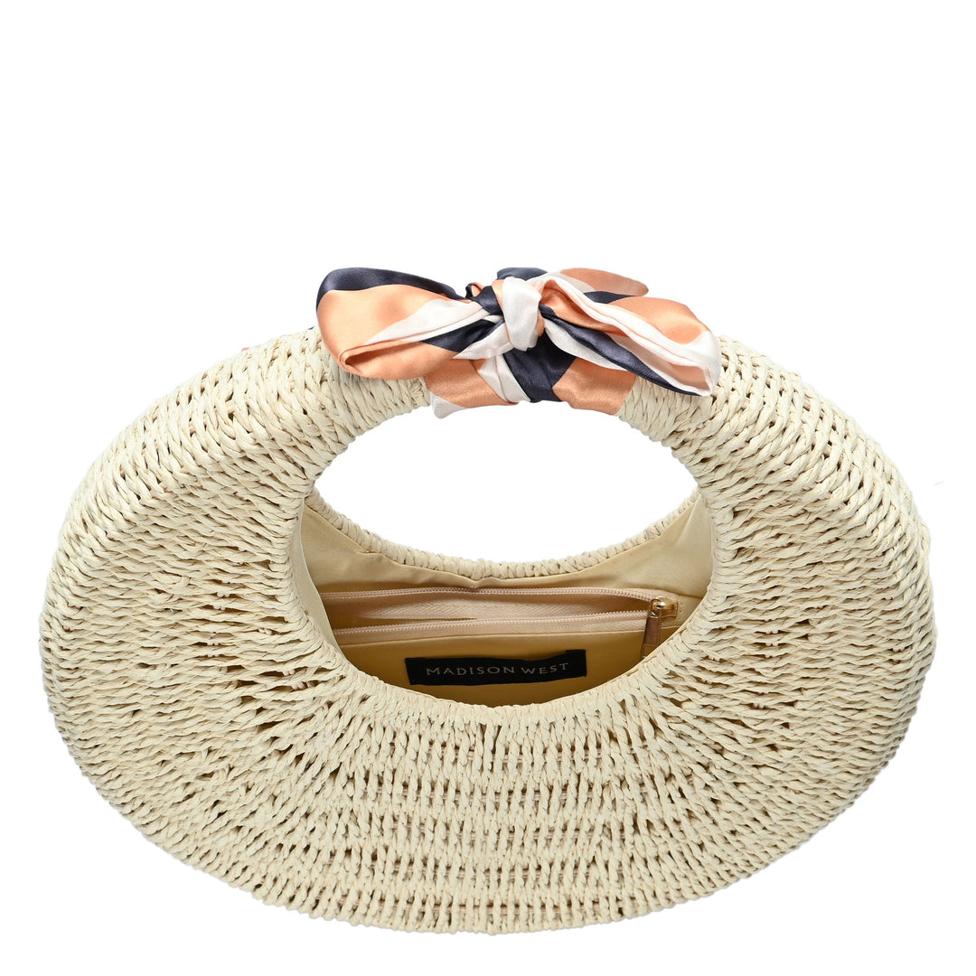 Juliette Straw Satchel