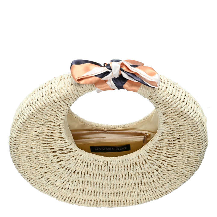 Juliette Straw Satchel