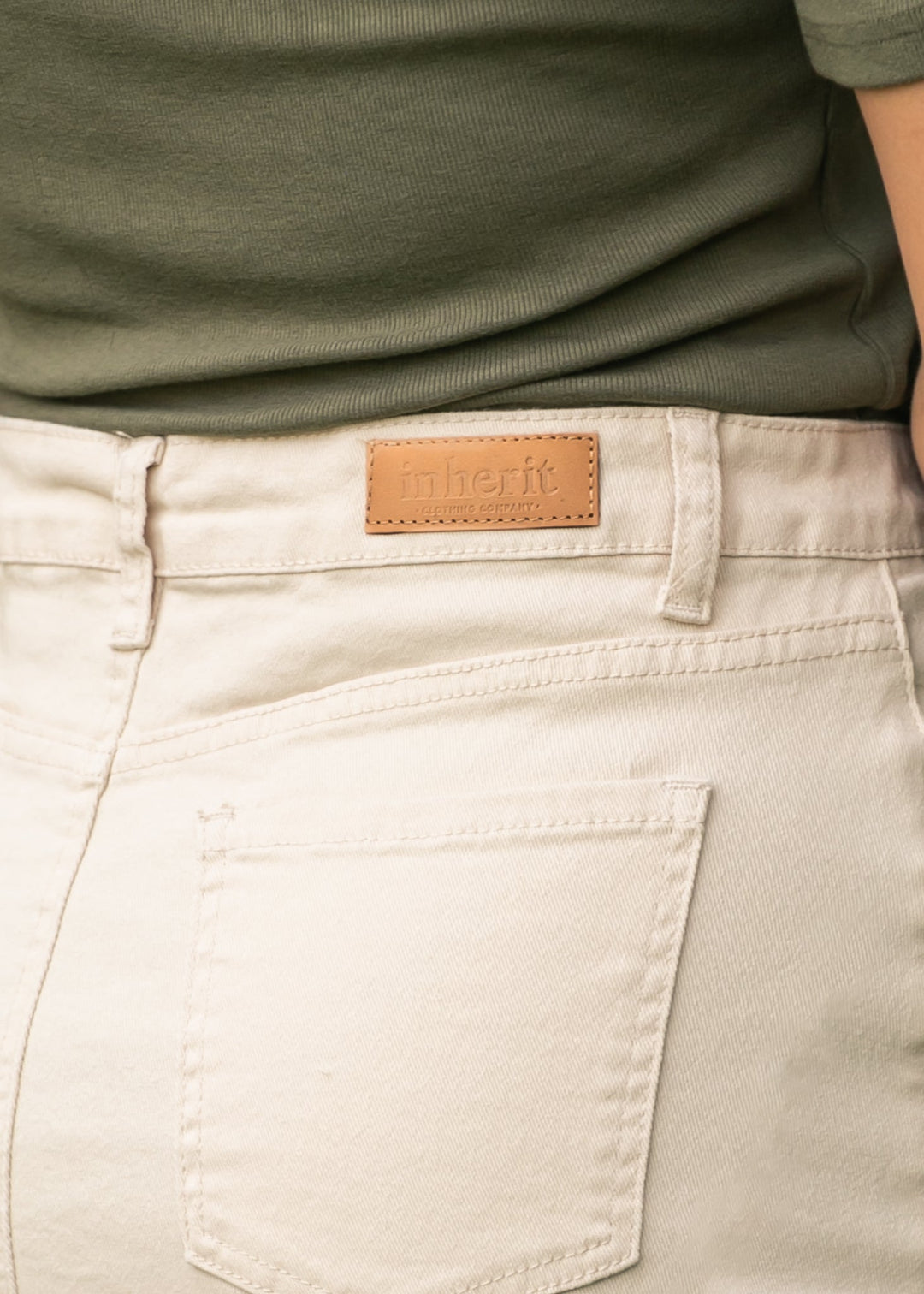 Kobe Raw Hem Denim Midi Skirt