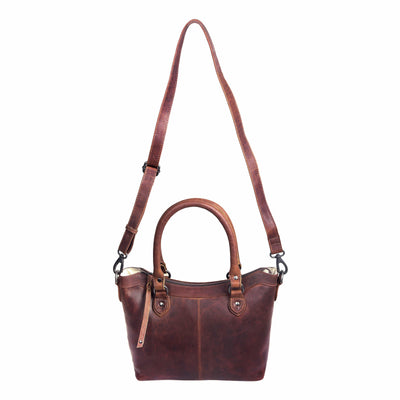 Concealed Carry Sadie Leather Satchel by Lady Conceal