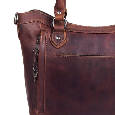 Concealed Carry Sadie Leather Satchel by Lady Conceal