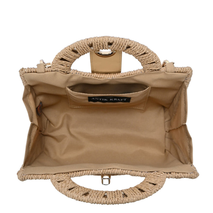 Maple Straw Crossbody