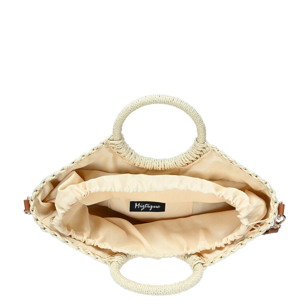 Mari Straw Satchel
