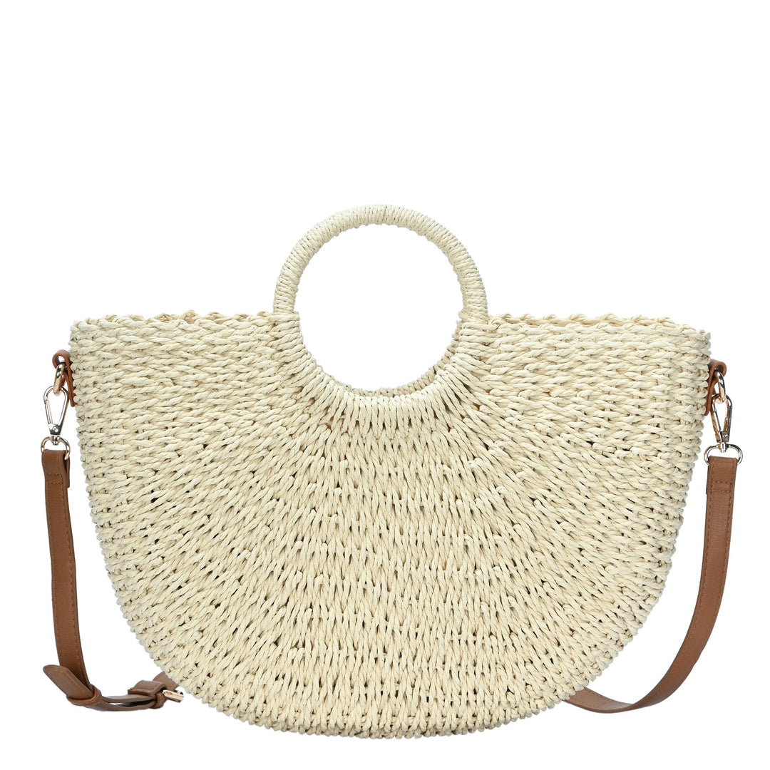 Mari Straw Satchel