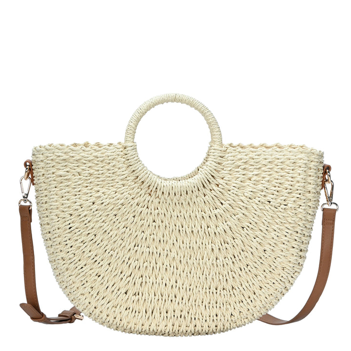 Mari Straw Satchel
