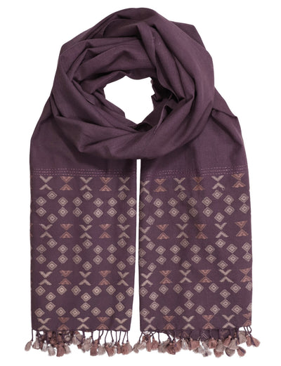 Maroon Rabari Kutch Scarf