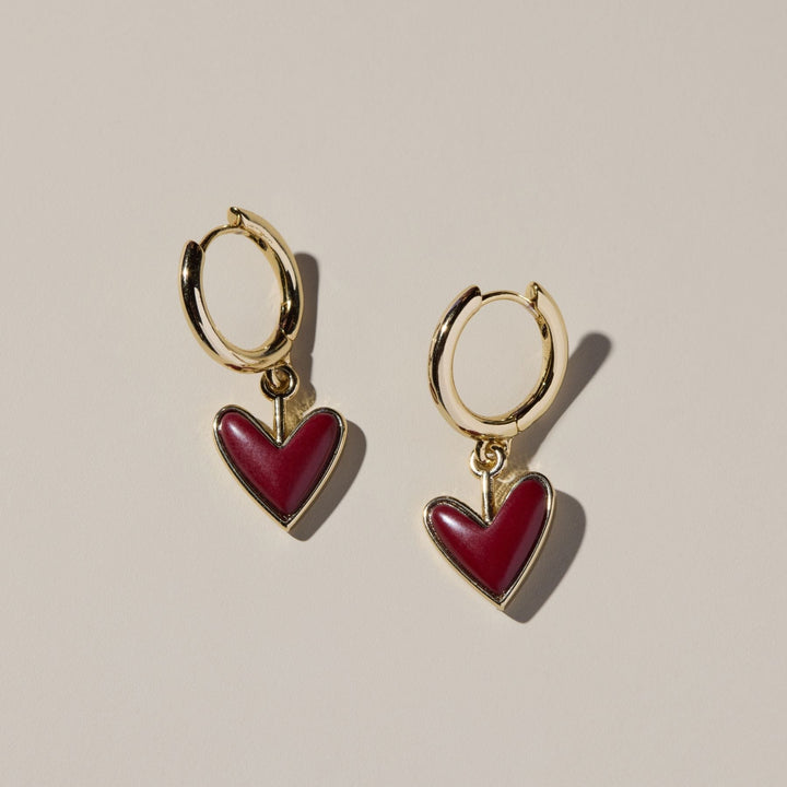 Maroon Stone Sweetheart Huggies