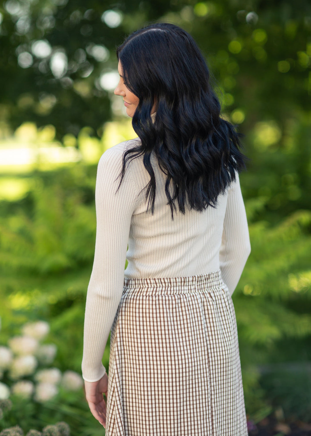 McKenna Gingham Maxi Skirt