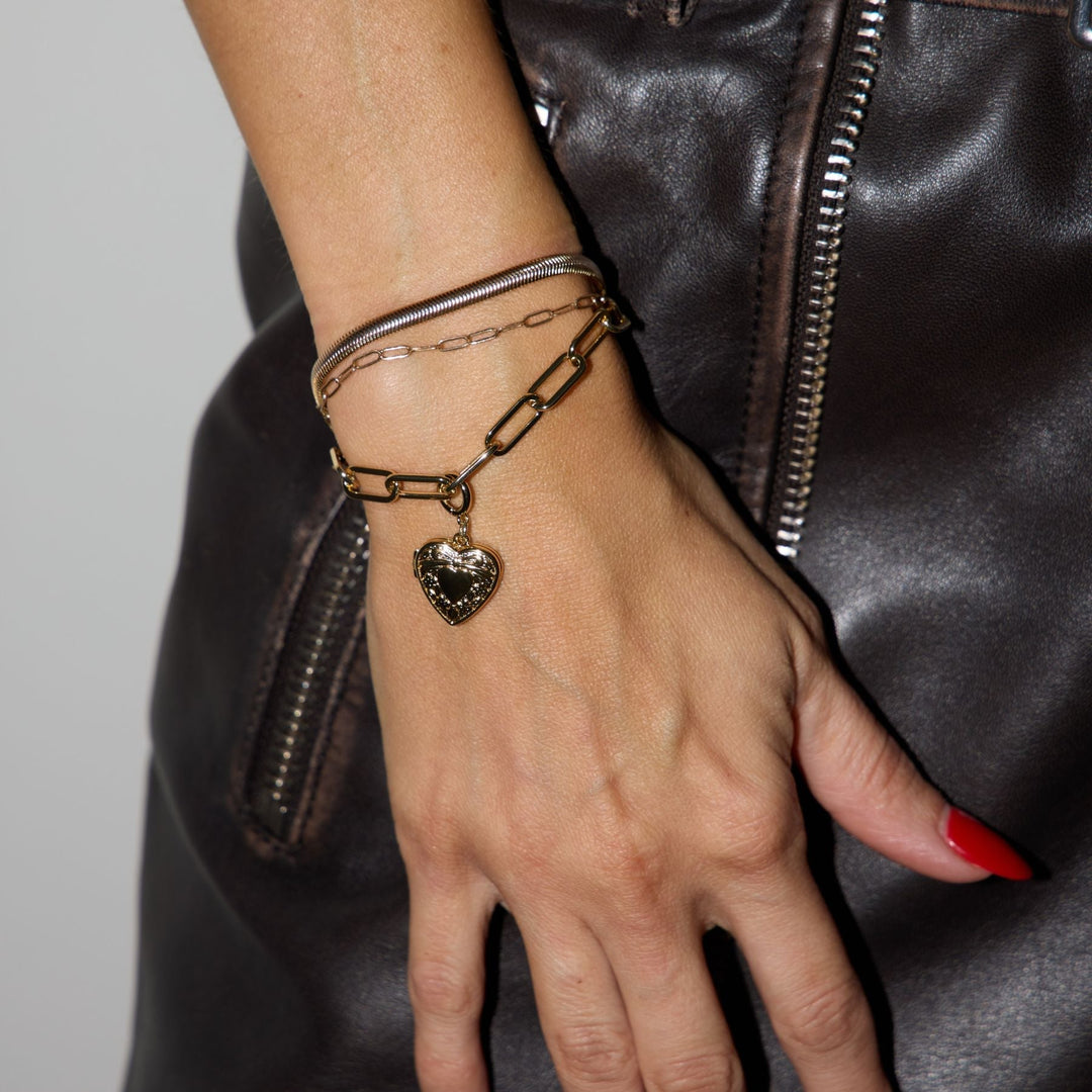 Gold Medium Heart Locket