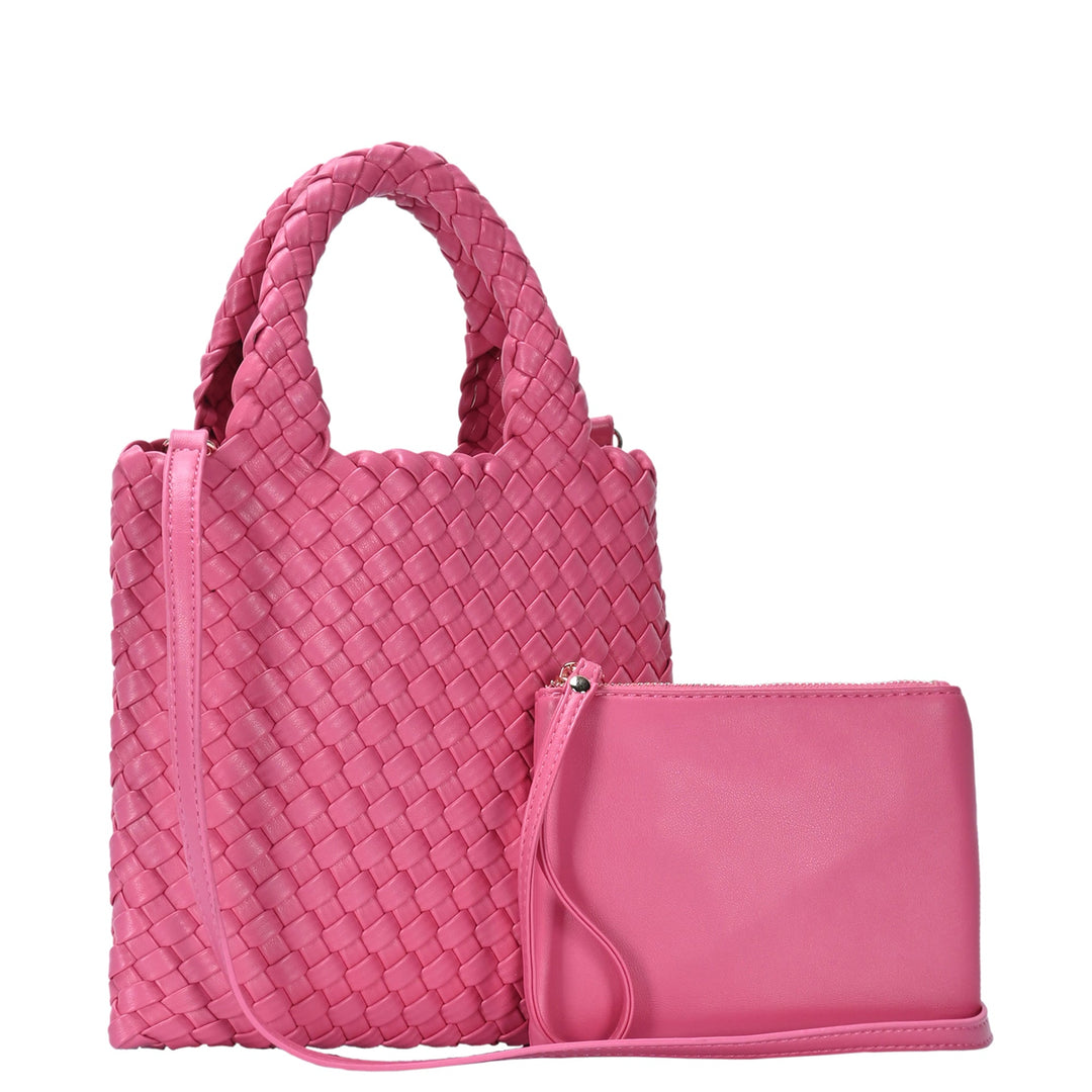 Melody 2 in 1 Wristlet Pouch Woven Crossbody