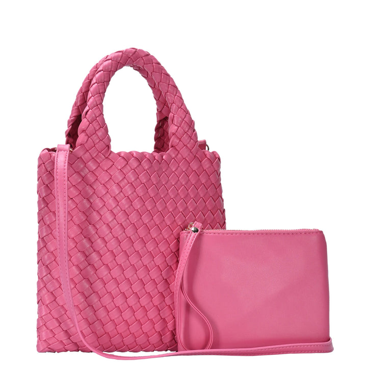 Melody 2 in 1 Wristlet Pouch Woven Crossbody