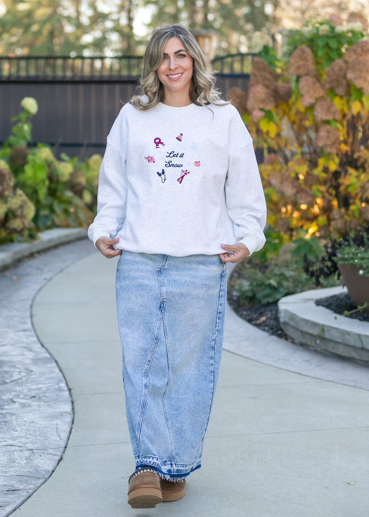 Mina Denim Maxi Skirt