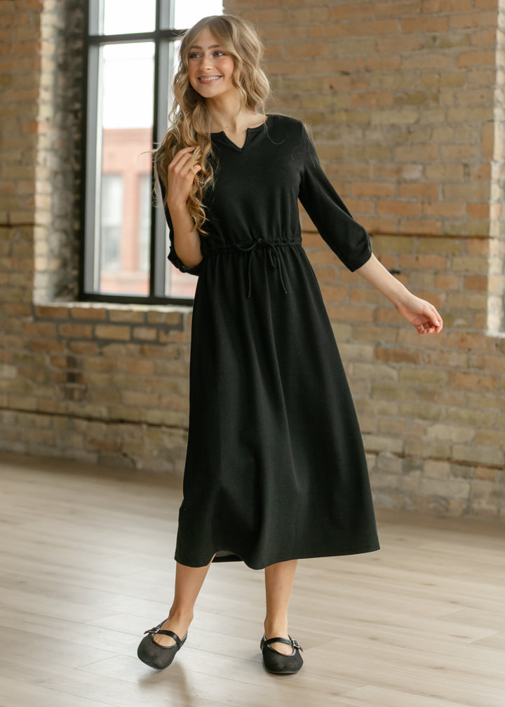 Monica Tie Waist Midi Dress - FINAL SALE