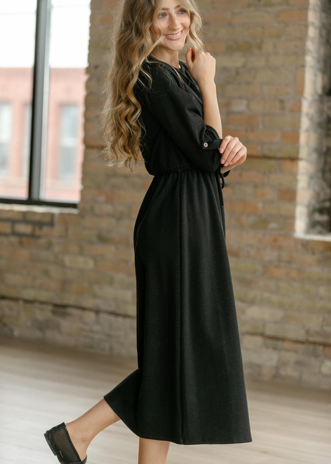 Monica Tie Waist Midi Dress - FINAL SALE