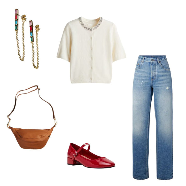 Multicolor Lucia Statement Earrings