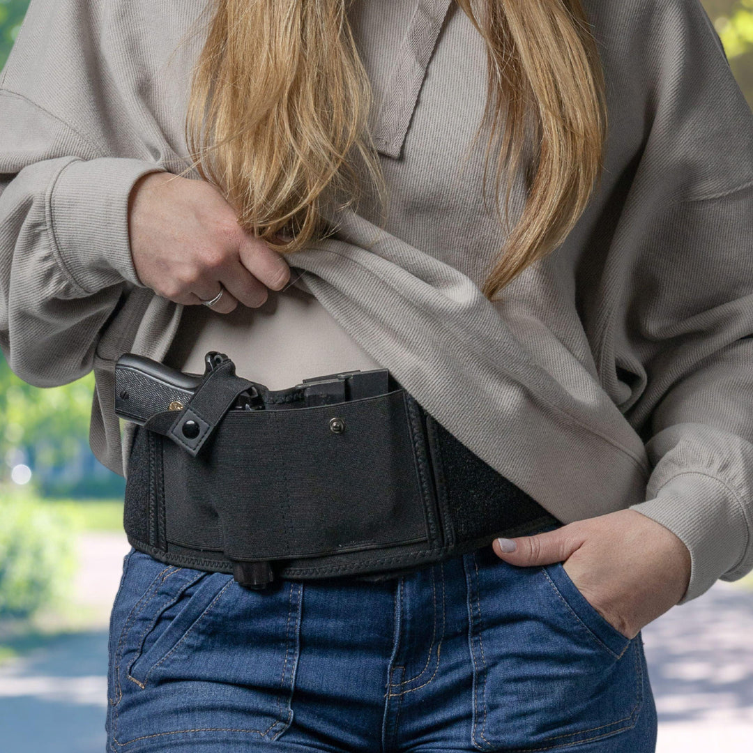 Neoprene Belly Band Holster for Concealed Carry — Comfortable, Adjustable CCW Band for Women and Men