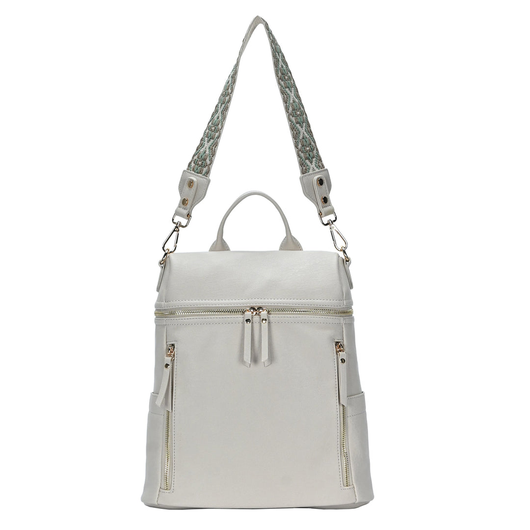 Nyra Webbing Strap Convertible Backpack Purse