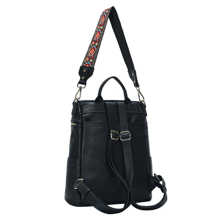 Nyra Webbing Strap Convertible Backpack Purse