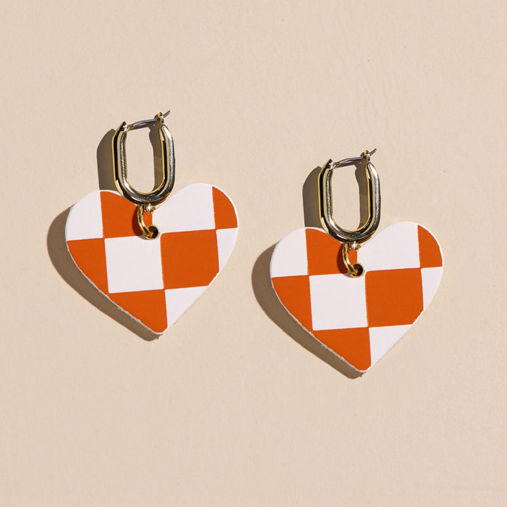 Orange & White Checkmate Quinn