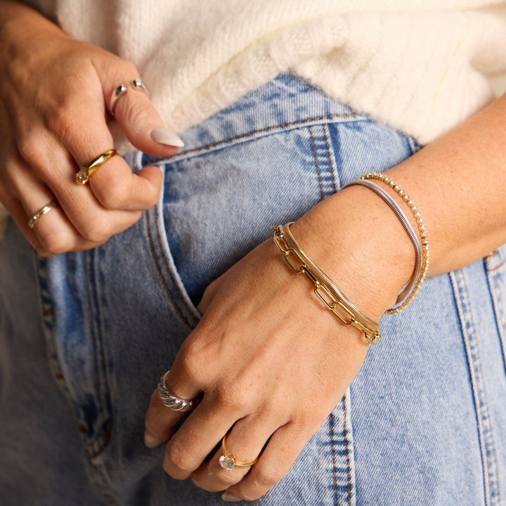 Paper Clip Chain Bracelet